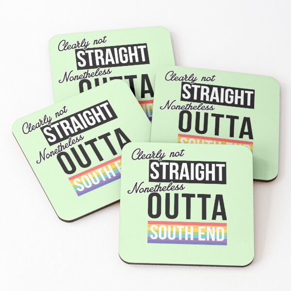Item preview, (Clearly Not) Straight (Nonetheless) Outta South End - Boston Pride designed and sold by rhserra.