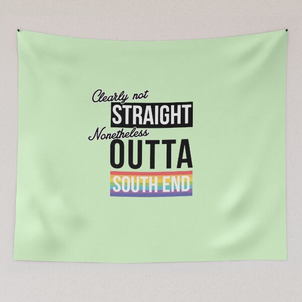 Item preview, (Clearly Not) Straight (Nonetheless) Outta South End - Boston Pride designed and sold by rhserra.