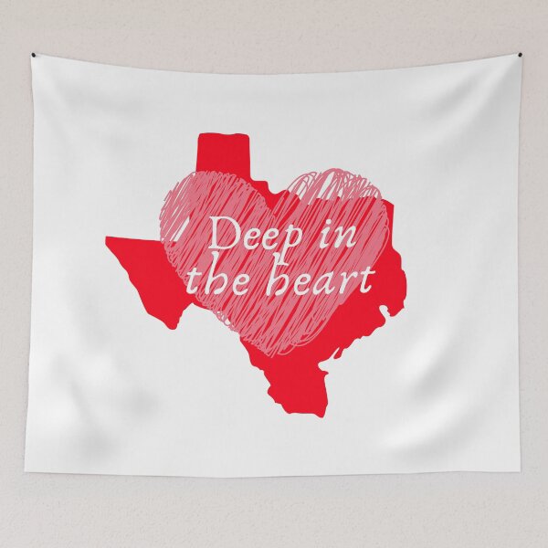 Item preview, Deep in the Heart Texas Red and Pink designed and sold by Shujii.