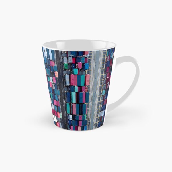 Item preview, Colorful containers at port designed and sold by QualtaghArt.