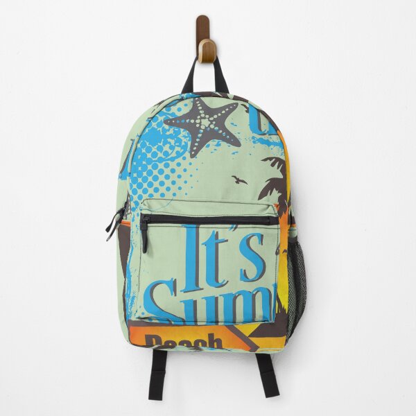 Item preview, "It's Summer Time" Palm Trees & Sunset Design designed and sold by Dream World Images.