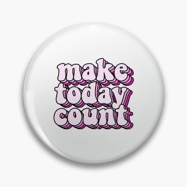 Item preview, aesthetic pastel pink make today count designed and sold by STAR10008.