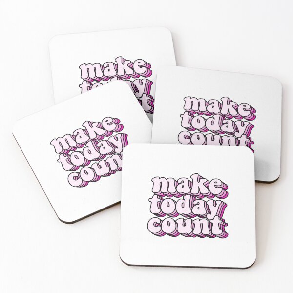 Item preview, aesthetic pastel pink make today count designed and sold by STAR10008.