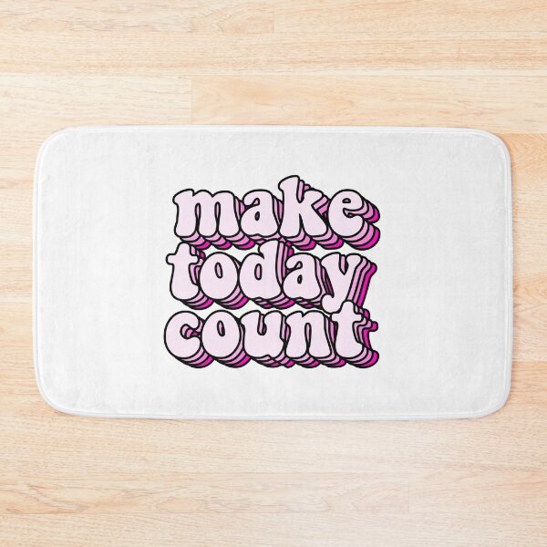 Item preview, aesthetic pastel pink make today count designed and sold by STAR10008.