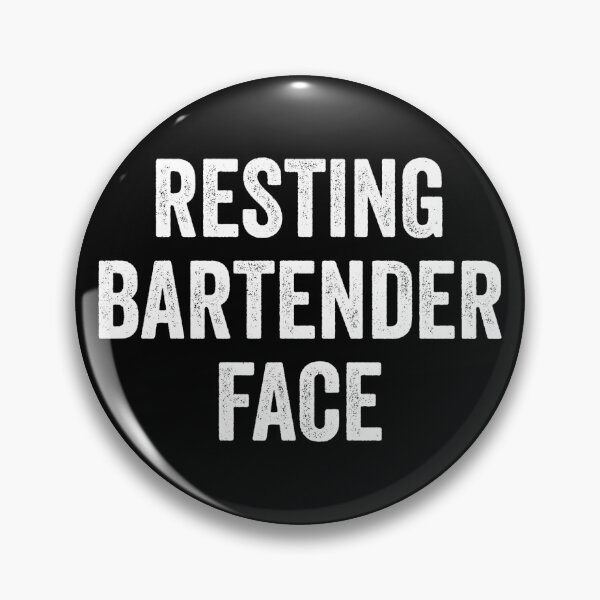 Item preview, Resting Bartender Face designed and sold by kamrankhan.