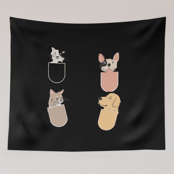 Item preview, Cat and dog stickers pack designed and sold by Slangt-shirt.