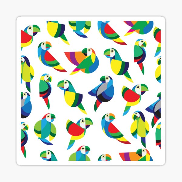Parrots Sticker