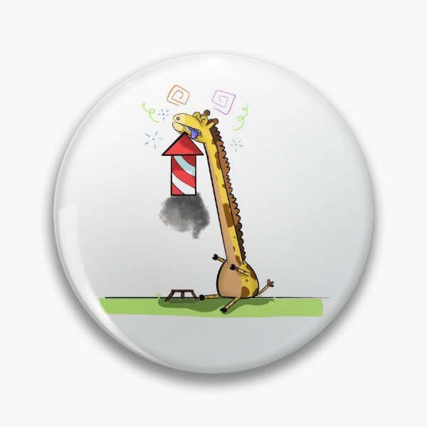 Item preview, Giraffe with firework designed and sold by SummersSpace.