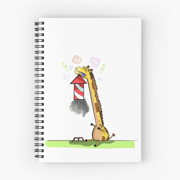 Item preview, Giraffe with firework designed and sold by SummersSpace.
