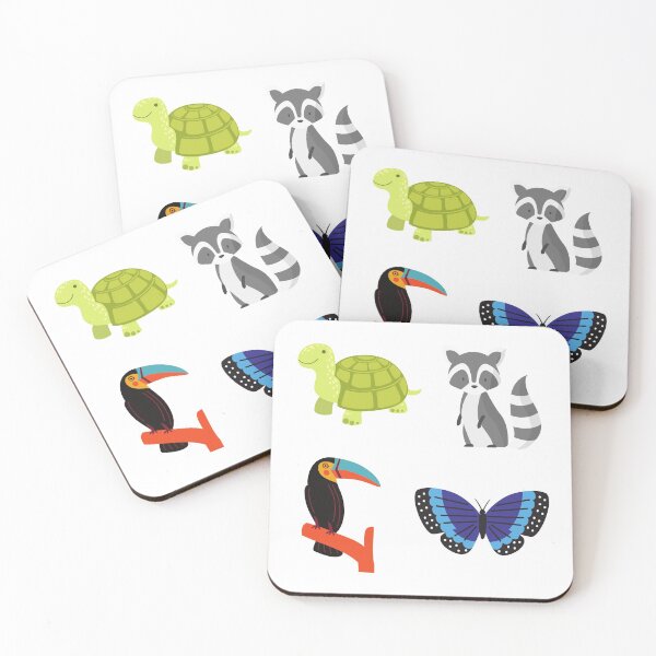 Item preview, animal sticker packs design illustration designed and sold by AnujShah7.