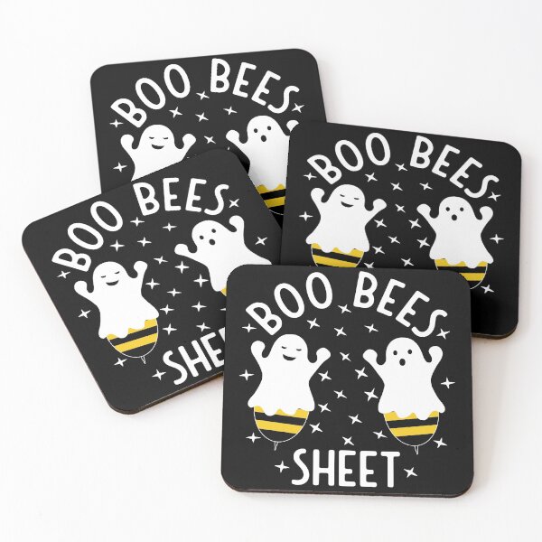 Item preview, Boo Bees Sheet Funny Spooky Ghost Halloween  designed and sold by everyspender.