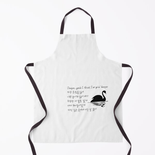 Item preview, Black Swan lyrics minimalist design, bts designed and sold by Junsu Lim.