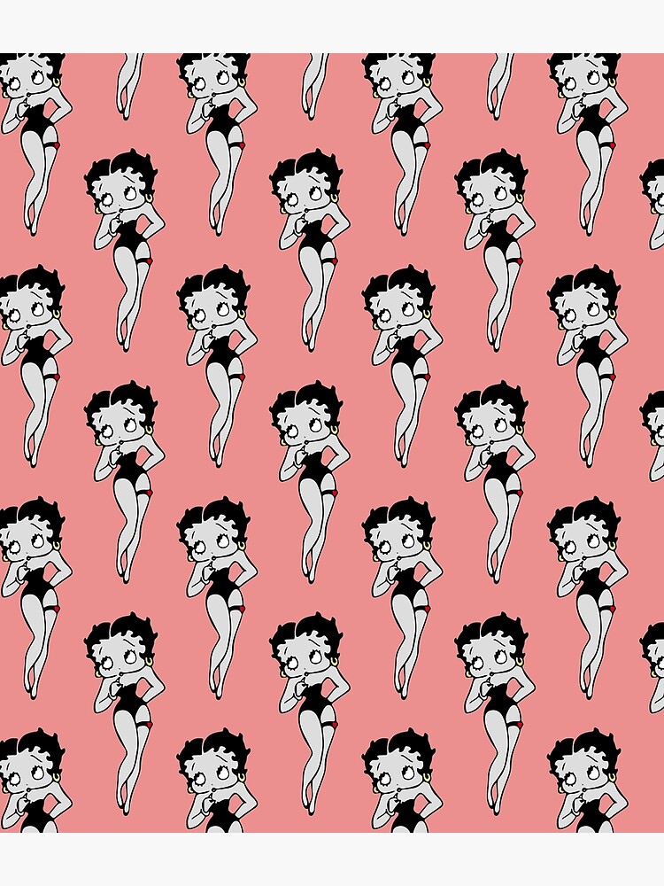 Mrs Boop in colors, the most iconical pinup of all time, Design for Wall Art, Prints, Posters, Tshirts, Men, Women, Kids by clothorama
