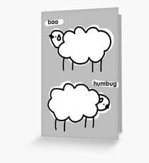 baa humbug Greeting Card