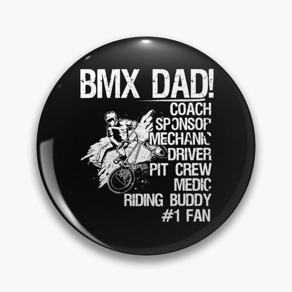 Item preview, BMX dad coach sponsor mechanic driver pit crew medic riding buddy  designed and sold by GlendaMason.