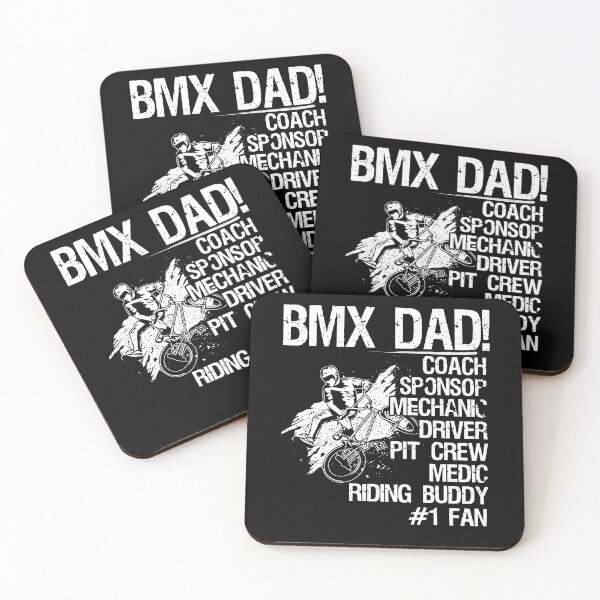 Item preview, BMX dad coach sponsor mechanic driver pit crew medic riding buddy  designed and sold by GlendaMason.