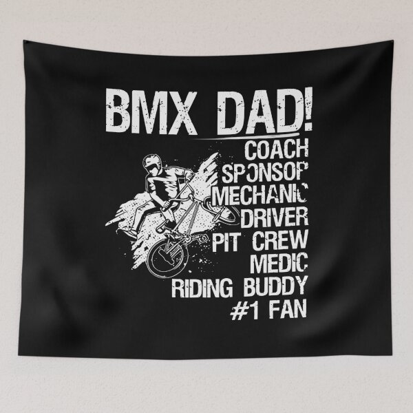 Item preview, BMX dad coach sponsor mechanic driver pit crew medic riding buddy  designed and sold by GlendaMason.