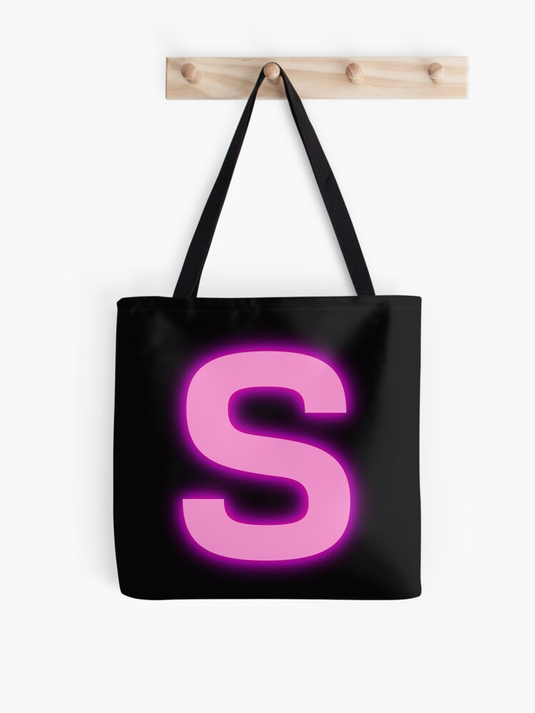 Letter S Pink Neon Lights