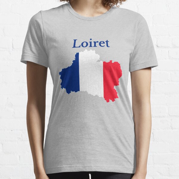 Carte du Loiret, France, Département français T-shirt essentiel