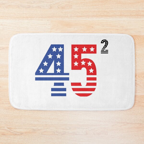 Item preview, 45 Squared Trump 2020 Second Term USA Flag designed and sold by KiwiArt 2020.