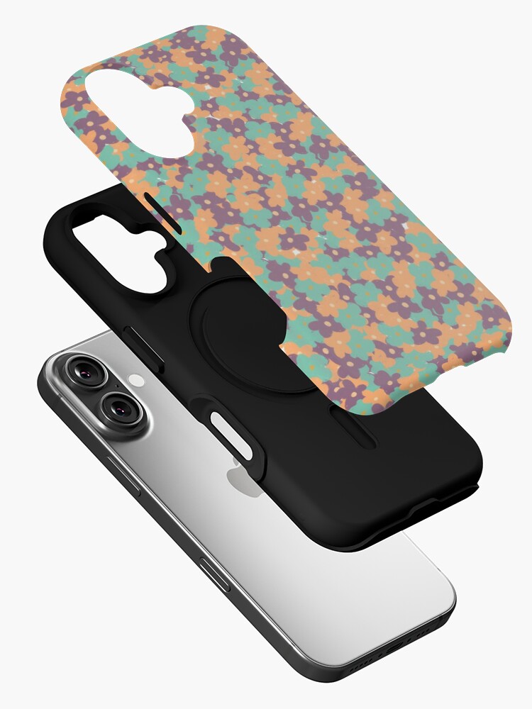 Thumbnail 2 of 4, iPhone Case, Retro Floral 6 designed and sold by sofriedart.