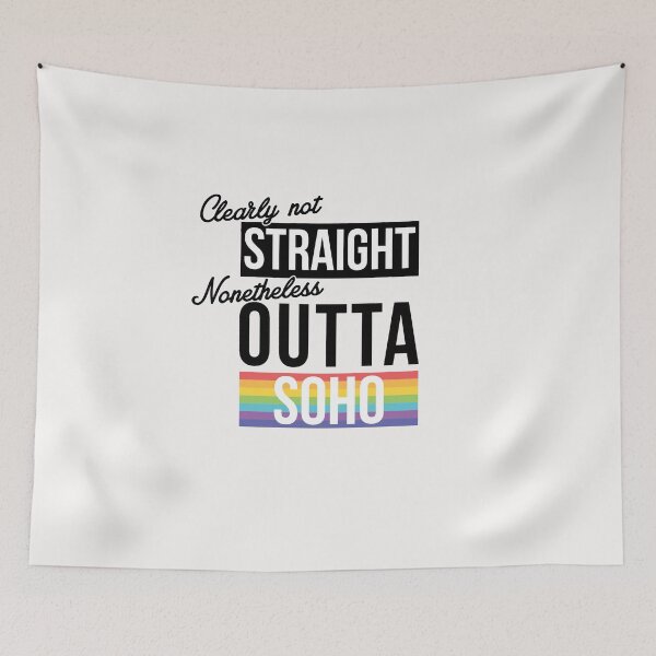 Item preview, (Clearly Not) Straight (Nonetheless) Outta Soho - Pride in London designed and sold by rhserra.