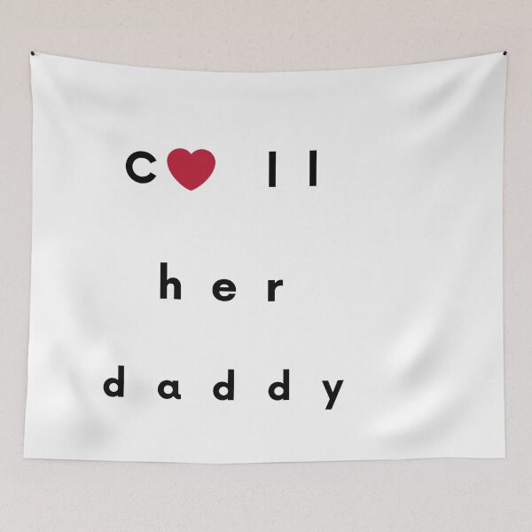 Item preview,  Call her daddy typography style designed and sold by Slangt-shirt.