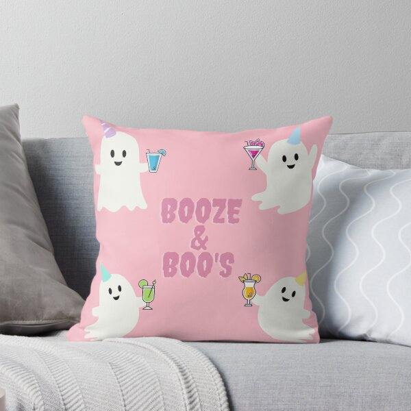 Item preview, Cute Halloween Party Ghosts - Booze and Boo's  designed and sold by cloudedsunset.