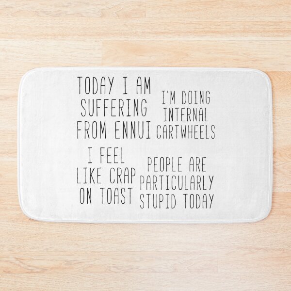 Item preview, Today I Am Suffering From Ennui Sticker Pack designed and sold by Sunny Collections.