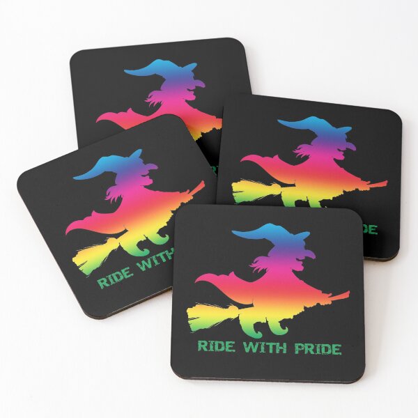 Item preview, Ride with pride witch / gay pride rainbow witch halloween  designed and sold by portrait4you.