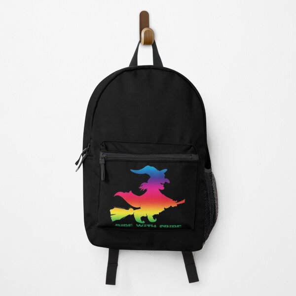 Item preview, Ride with pride witch / gay pride rainbow witch halloween designed and sold by portrait4you.