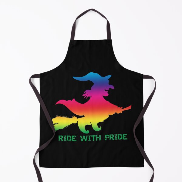 Item preview, Ride with pride witch / gay pride rainbow witch halloween designed and sold by portrait4you.