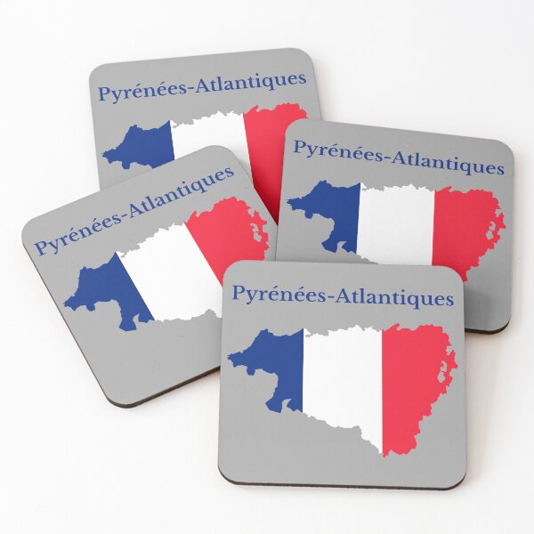 Aperçu de l'œuvre Carte des Pyrénées-Atlantiques (Pyrénées-Atlantiques), France, Département français créée et vendue par marosharaf.