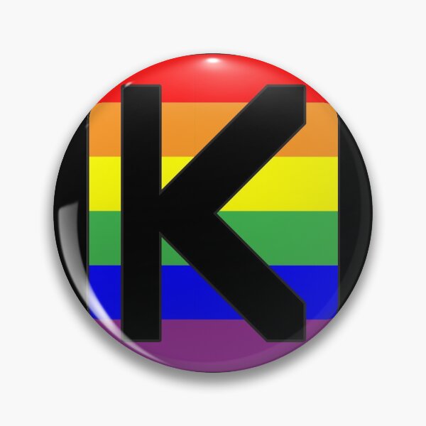Item preview, Letter "K" LGBT Gay Pride Rainbow Flag font designed and sold by 65 MCMLXV.