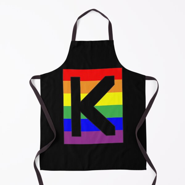 Item preview, Letter "K" LGBT Gay Pride Rainbow Flag font designed and sold by 65 MCMLXV.