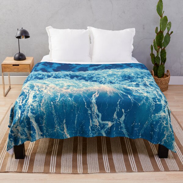 Item preview, Rough Cool Blue Ocean Waves designed and sold by EvaWolf.