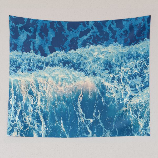 Item preview, Rough Cool Blue Ocean Waves designed and sold by EvaWolf.