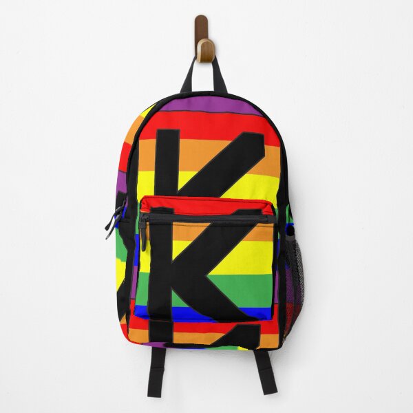 Item preview, Letter "K" LGBT Gay Pride Rainbow Flag font designed and sold by 65 MCMLXV.