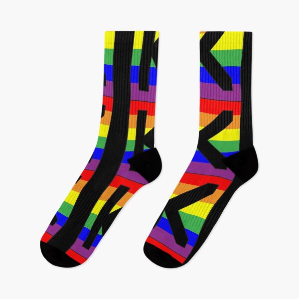 Item preview, Letter "K" LGBT Gay Pride Rainbow Flag font designed and sold by 65 MCMLXV.