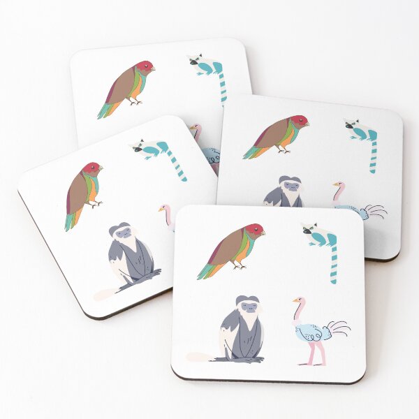 Item preview, unique wild animal sticker packs designed and sold by AnujShah7.
