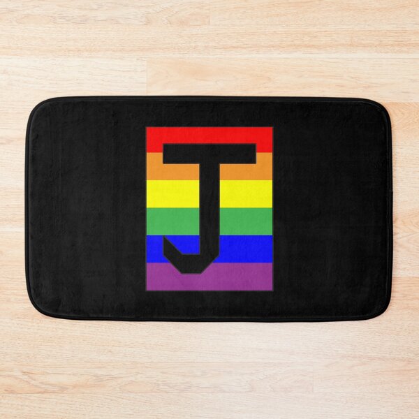Item preview, Letter "J" LGBT Gay Pride Rainbow Flag font designed and sold by 65 MCMLXV.