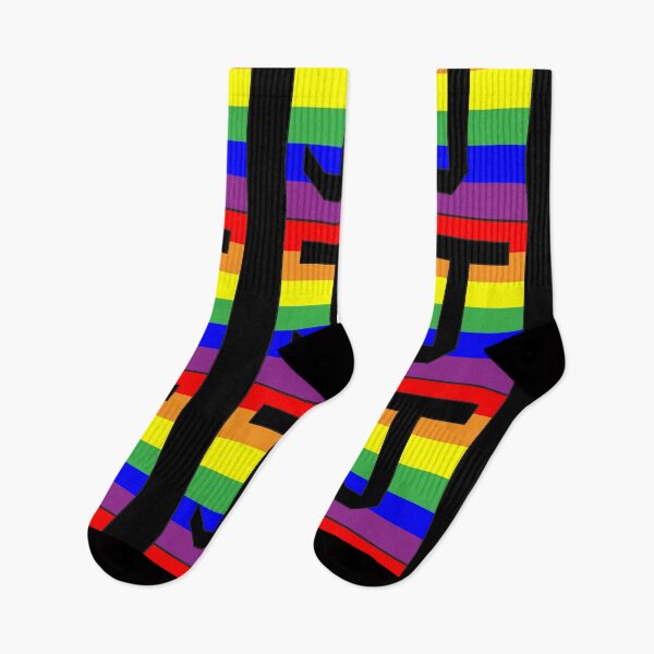 Item preview, Letter "J" LGBT Gay Pride Rainbow Flag font designed and sold by 65 MCMLXV.