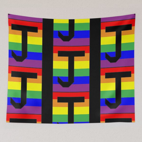 Item preview, Letter "J" LGBT Gay Pride Rainbow Flag font designed and sold by 65 MCMLXV.