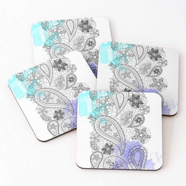 Item preview, A black lace design, cool paisley art designed and sold by AznavourByKarin.