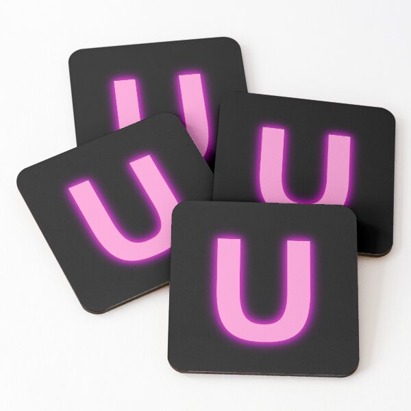 Item preview, Letter U Pink Neon Lights designed and sold by m95sim.