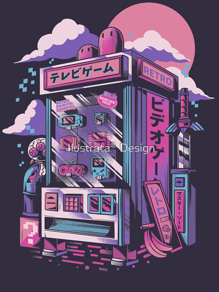 Retro gaming machine by ilustrata