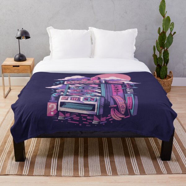 Retro gaming machine Throw Blanket