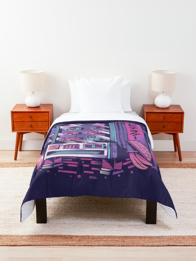 Alternate view of Retro gaming machine Comforter