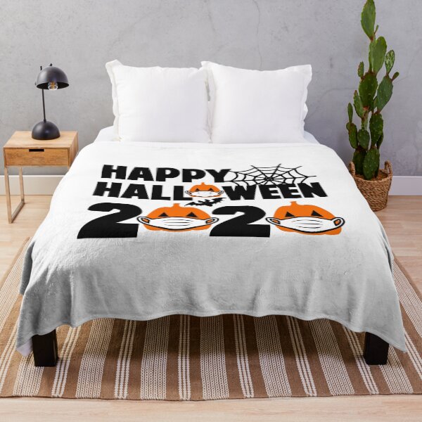 Item preview, Happy  Masked Halloween Pumpkins Coronaween designed and sold by JustCreativity.