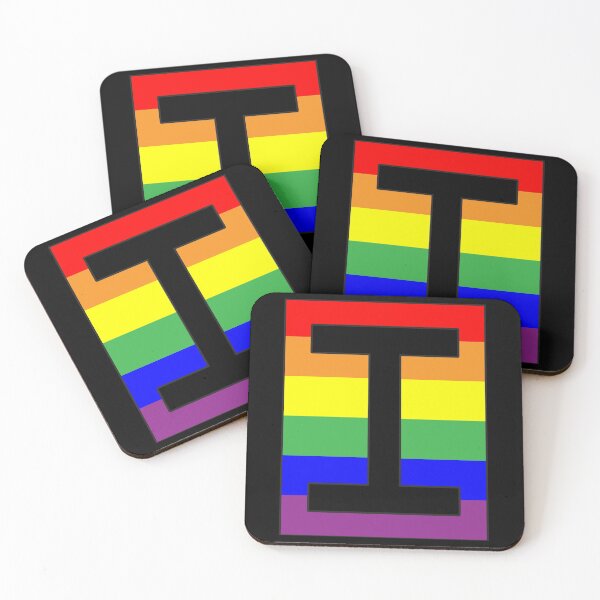 Item preview, Letter "I" LGBT Gay Pride Rainbow Flag font designed and sold by 65 MCMLXV.